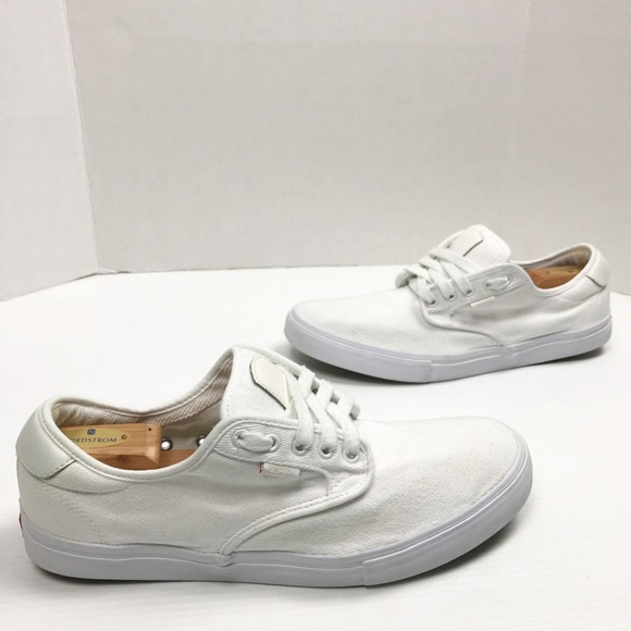 🎩 VANS Chima Ferguson White Skateboard Shoes 13 - Picture 4 of 7